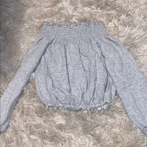 Garage cropped off the shoulder top